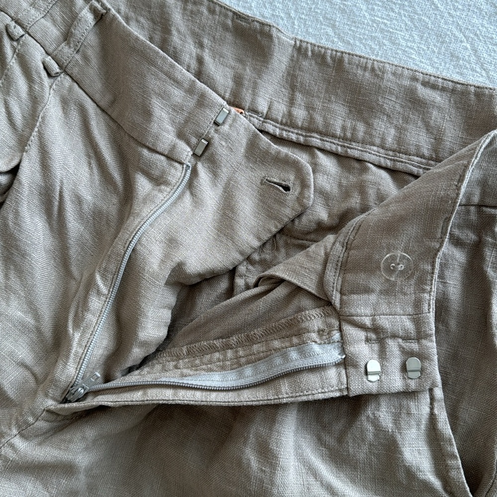 NWOT Free People Chelsea Linen Shorts - Picture 10 of 11